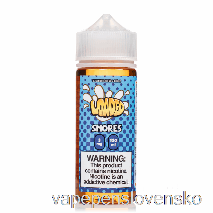 Smores - Nabitý E-liquid - Neľútostný - 120ml 3mg Vape Slovensko